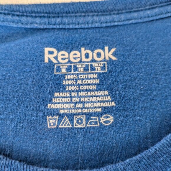 REEBOK - NHL - NEW YORK RANGERS T-SHIRT - FEATURING HENRIK LUNDQVIST - Picture 5 of 8